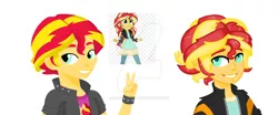 Size: 1024x428 | Tagged: safe, artist:a-r-i-a-1997, derpibooru import, sunset shimmer, equestria girls, equestria guys, male, redraw, rule 63, sunset glare, watermark, wip