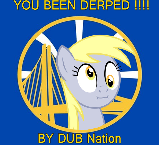 Size: 841x764 | Tagged: safe, derpibooru import, derpy hooves, pegasus, pony, basketball, female, golden state warriors, mare, meme, nba