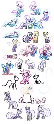 Size: 1400x3212 | Tagged: safe, artist:ctb-36, derpibooru import, applejack, cheerilee, coloratura, derpy hooves, fluttershy, pinkie pie, rainbow dash, starlight glimmer, tank, trixie, twilight sparkle, pegasus, pony, zerg, zergling, bucket, bucketdash, cheeribetes, crossover, cute, derpabetes, diatrixes, doodle, doodles, female, mare, minimalist, ponies riding ponies, sketch, sketch dump, starcraft, starcrafts, trixie's cape, trixie's hat, twiabetes