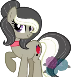 Size: 400x436 | Tagged: artist:t-aroutachiikun, derpibooru import, oc, oc:fiddle, offspring, parent:frederic horseshoepin, parent:octavia melody, parents:fredtavia, safe, simple background, solo, transparent background, unofficial characters only