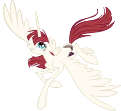 Size: 4222x3870 | Tagged: safe, artist:draikjack, artist:headless rainbow, artist:lauren faust, derpibooru import, edit, oc, oc:fausticorn, unofficial characters only, alicorn, pony, absurd resolution, alicorn oc, happy, lauren faust, simple background, solo