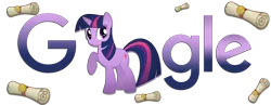 Size: 1800x700 | Tagged: safe, artist:thepatrollpl, artist:xxmaxterxx, derpibooru import, twilight sparkle, google, logo