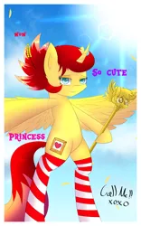 Size: 1200x1920 | Tagged: artist:joe0316, artist:laptop-pone, clothes, derpibooru import, oc, oc:rosa blossomheart, safe, socks, solo, striped socks, unofficial characters only