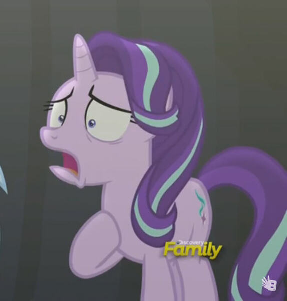 Size: 715x749 | Tagged: derpibooru import, discovery family logo, heartbreak, horrified, no second prances, safe, screencap, shocked, starlight glimmer