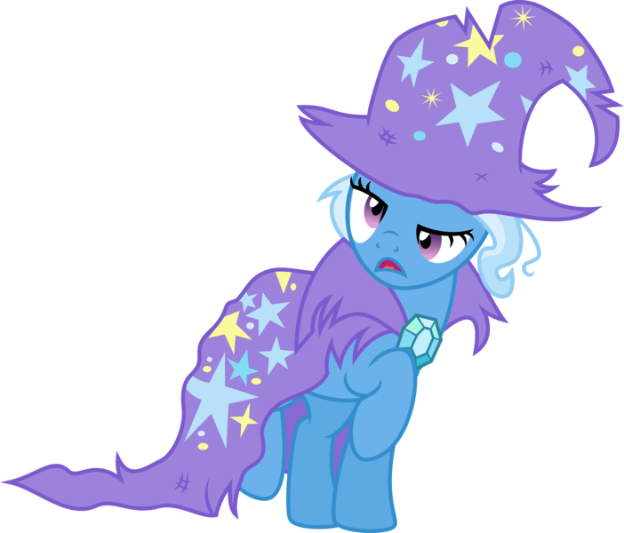 Size: 5060x4326 | Tagged: safe, artist:osipush, derpibooru import, trixie, pony, unicorn, no second prances, absurd resolution, cape, clothes, female, mare, simple background, solo, the paint and growerful triskie, transparent background, trixie's cape, trixie's hat, vector