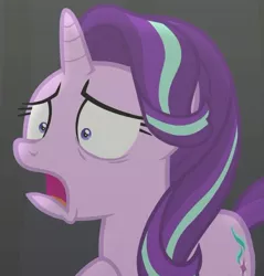 Size: 563x589 | Tagged: cropped, derpibooru import, faic, heartbreak, horrified, no second prances, open mouth, safe, screencap, shocked, solo, starlight glimmer