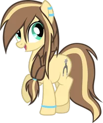 Size: 1280x1529 | Tagged: artist:mlp-starblaze, derpibooru import, ear piercing, oc, oc:december, piercing, safe, solo, unofficial characters only, wristband