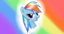 Size: 1366x728 | Tagged: artist:gaelledragons, bust, derpibooru import, portrait, rainbow dash, safe, solo