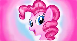 Size: 1366x728 | Tagged: artist:gaelledragons, bust, derpibooru import, pinkie pie, portrait, safe, solo