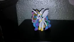 Size: 2560x1440 | Tagged: safe, derpibooru import, princess celestia, funko, matrix of leadership, toy, transformers