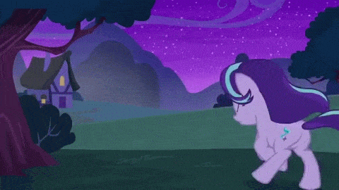 Size: 480x270 | Tagged: safe, derpibooru import, screencap, starlight glimmer, trixie, pony, unicorn, no second prances, animated, begging, female, floppy ears, mare, running