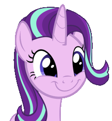 Size: 3143x3386 | Tagged: safe, artist:sollace, derpibooru import, starlight glimmer, pony, unicorn, animated, c:, cute, eye shimmer, eye shimmer edit, female, glimmerbetes, mare, simple background, solo, transparent background, vector