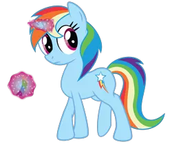 Size: 4152x3488 | Tagged: safe, artist:justablankflank, derpibooru import, edit, rainbow dash, pony, unicorn, absurd resolution, alternate cutie mark, alternate universe, cropped, magic, race swap, simple background, solo, transparent background, unicorn rainbow dash, vector