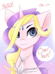 Size: 1200x1600 | Tagged: artist:sugarberry, bust, colored pupils, derpibooru import, offspring, older, parent:princess cadance, parent:shining armor, parents:shiningcadance, portrait, princess skyla, safe, skyla-diaries, solo