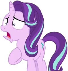 Size: 2433x2538 | Tagged: artist:sketchmcreations, derpibooru import, faic, heartbreak, inkscape, no second prances, open mouth, sad, safe, shocked, simple background, solo, starlight glimmer, transparent background, vector