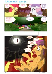 Size: 5784x8176 | Tagged: safe, artist:jeremy3, derpibooru import, apple bloom, scootaloo, sweetie belle, pony, comic:everfree, absurd resolution, comic, cutie mark crusaders