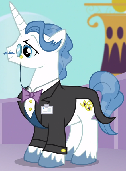 Size: 737x1001 | Tagged: safe, derpibooru import, screencap, fancypants, pony, unicorn, princess spike (episode), male, solo, stallion