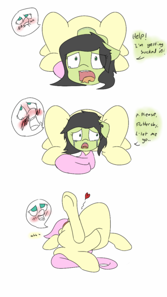 Size: 720x1280 | Tagged: questionable, artist:happy harvey, derpibooru import, fluttershy, oc, oc:anon, oc:anonfilly, earth pony, lamia, original species, snake pony, ahegao, bedroom eyes, blushing, crossed legs, crying, dialogue, drawn on phone, eyes rolling back, fangs, fear, female, female orgasm, fetish, filly, floppy ears, flutterpred, foal, glazed eyes, heart, lip bite, lying down, missing cutie mark, moan, moaning, moaning in pleasure, mother's day, nudity, on back, open mouth, orgasm, rear view, satisfied, scared, simple background, snake tongue, snek, speech bubble, talking, talking to viewer, this will end in tears, tongue out, unbirthing, underhoof, vore, white background, yelling