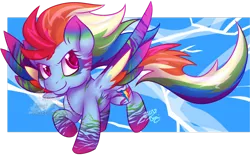 Size: 1024x636 | Tagged: safe, artist:dogi-crimson, derpibooru import, rainbow dash, chibi, rainbow power, rainbow power rainbow dash, solo