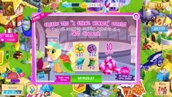 Size: 1280x720 | Tagged: safe, derpibooru import, applejack, mistress marevelous, a canterlot wedding, advertisement, a shawl winner, costs real money, crack is cheaper, gameloft, official, power ponies, vip