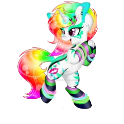 Size: 1024x1024 | Tagged: safe, artist:silent-shadow-wolf, derpibooru import, oc, oc:rave point, unofficial characters only, clothes, simple background, socks, solo, striped socks, transparent background, watermark