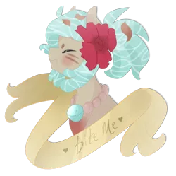 Size: 900x898 | Tagged: artist:rannarbananar, banner, derpibooru import, oc, oc:tetra, original species, pond pony, safe, solo, unofficial characters only