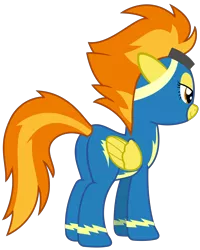 Size: 3366x4206 | Tagged: absurd resolution, artist:sketchmcreations, derpibooru import, goggles, inkscape, newbie dash, plot, safe, simple background, solo, spitfire, transparent background, vector, wonderbolts uniform