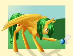 Size: 3300x2550 | Tagged: safe, artist:noodlefreak88, derpibooru import, oc, oc:topaz showers, unofficial characters only, parasprite, pegasus, pony, fanfic:the changeling of the guard, fanfic art