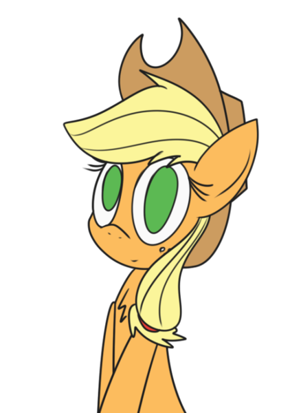 Size: 540x739 | Tagged: applejack, artist:mr. rottson, chest fluff, derpibooru import, safe, simple background, solo, transparent background