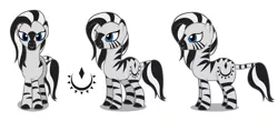 Size: 1999x871 | Tagged: artist:flash equestria photography, derpibooru import, oc, oc:ziya, reference sheet, safe, unofficial characters only, zebra