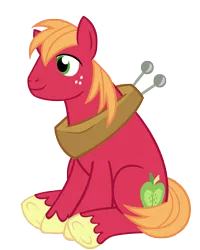 Size: 4000x5000 | Tagged: safe, artist:sofunnyguy, derpibooru import, big macintosh, earth pony, pony, absurd resolution, male, simple background, sitting, solo, stallion, transparent background, vector