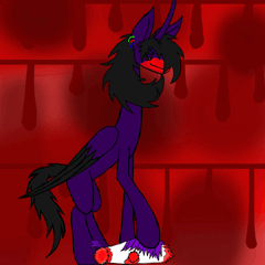 Size: 1000x1000 | Tagged: grimdark, grotesque, artist:the dragon medic, derpibooru import, rarity, oc, oc:rainbowrupee, alicorn, pony, blood, carnivore, eating, food, gore, licking, licking lips, meat, solo, tongue out