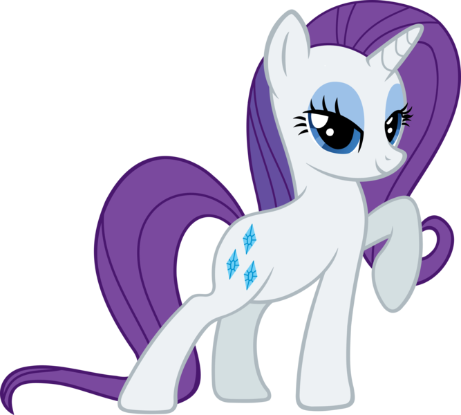 Size: 6000x5400 | Tagged: absurd resolution, alternate hairstyle, artist:slb94, bedroom eyes, derpibooru import, fluttershy, looking at you, mane swap, raised hoof, rarity, rarity pose, safe, simple background, smiling, solo, transparent background, vector