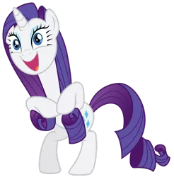 Size: 900x915 | Tagged: safe, artist:melodykurasaki, derpibooru import, rarity, pony, unicorn, the crystal empire, bipedal, female, mare, open mouth, rarity tugs her mane, simple background, solo, transparent background, tugging, vector