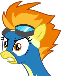 Size: 3303x4066 | Tagged: absurd resolution, angry, artist:sketchmcreations, derpibooru import, goggles, inkscape, newbie dash, safe, simple background, spitfire, transparent background, vector, wonderbolts uniform