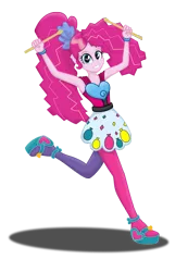 Size: 1938x2796 | Tagged: safe, artist:deannaphantom13, derpibooru import, pinkie pie, equestria girls, rainbow rocks, drumsticks, simple background, solo, transparent background