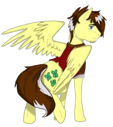 Size: 760x855 | Tagged: safe, artist:jeshh, artist:lining1306, derpibooru import, oc, oc:silver lining, unofficial characters only, pegasus, pony, clothes