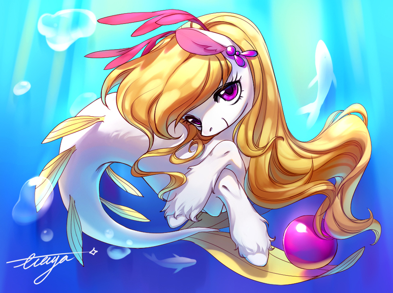 Size: 976x726 | Tagged: artist:ciciya, cute, derpibooru import, mermaid, oc, safe, solo, unofficial characters only