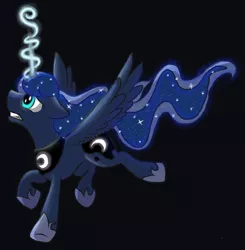 Size: 1507x1536 | Tagged: artist:siekit442, derpibooru import, magic, princess luna, safe, solo