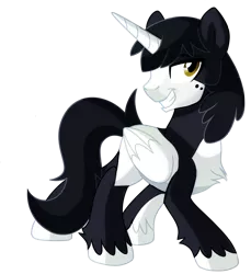 Size: 808x881 | Tagged: safe, artist:pepooni, derpibooru import, oc, unofficial characters only, alicorn, pony, solo