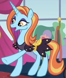 Size: 840x995 | Tagged: canterlot boutique, derpibooru import, safe, sassy saddles, screencap, solo