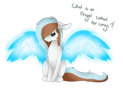 Size: 7426x5351 | Tagged: safe, derpibooru import, oc, unofficial characters only, pegasus, pony, absurd resolution, glow, glowing wings, long mane, solo, wings