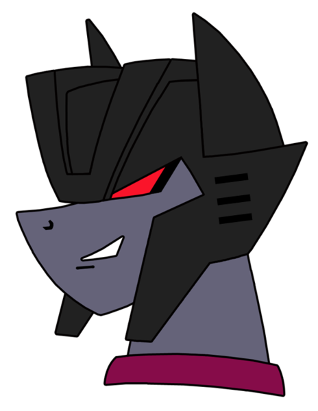 Size: 555x718 | Tagged: artist:combatkaiser, crossover, derpibooru import, ponified, safe, simple background, starscream, transformers, transformers animated, transparent background