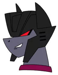 Size: 555x718 | Tagged: artist:combatkaiser, crossover, derpibooru import, ponified, safe, simple background, starscream, transformers, transformers animated, transparent background
