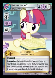Size: 358x500 | Tagged: amending fences, ccg, derpibooru import, enterplay, filly, marks in time, merchandise, moondancer, safe