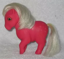 Size: 599x546 | Tagged: safe, derpibooru import, fresita, earth pony, pony, female, g1, irl, mare, photo, solo, toy