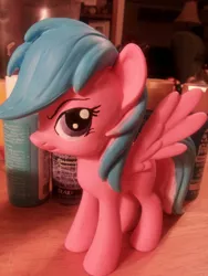 Size: 1224x1632 | Tagged: safe, artist:okiegurl1981, derpibooru import, firefly, pony, custom, funko, g1, g1 to g4, generation leap, irl, photo, toy, wip