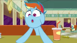 Size: 1920x1080 | Tagged: derpibooru import, discovery family logo, faic, honey curls, mare e. lynn, rainbow dash, rainbow dash is best facemaker, safe, screencap, the saddle row review