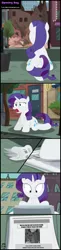 Size: 1694x6944 | Tagged: absurd resolution, artist:toxic-mario, bad end, comic, derpibooru import, destroyed, rarity, safe, the saddle row review