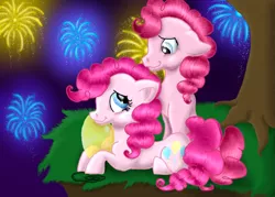 Size: 700x500 | Tagged: artist:kittykatkasha, bubble berry, bubblepie, derpibooru import, female, male, pinkie pie, rule 63, safe, selfcest, self ponidox, shipping, straight